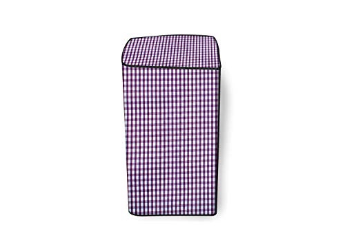 Image of Stylista Washing Machine Cover Compatible for semi Automatic LG P9032R3SM 8 Kg Plaid Pattern
