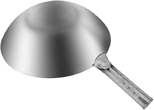 Miniatura 3 de Cooking Pot Frying PanWok Pan 34cm Kitchen Pots Cooking Wok Non-Stick Non-Coating Stainless Steel Frying Pan Cookware