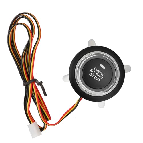 SOESFOUFU Engine Push Start Button Keyless Start Ignition Kit Sleek Car Button Switch