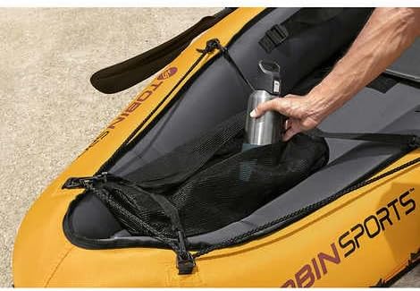 Tobin Sports Wavebreak Inflatable 2-Person Kayak - Complete with Pump and Patch kit