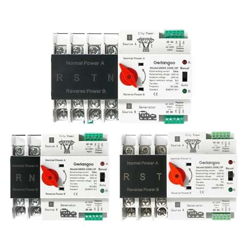 Inverseur ATS 4P 110V 100A pour éviter les pannes de courant réseau