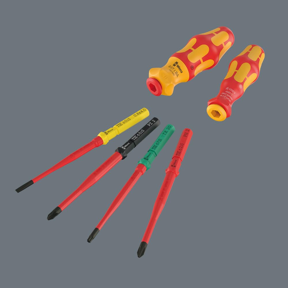 Wera Kraftform Kompakt VDE 17 Extra Slim 2 Tool Finder, 17 Pieces - 05006610001, Multicoloured, 17-teilig - Image 4