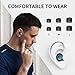 iWALK Ear Pods Wireless Earbuds with Charging Case, 2500mAH 80H Instant Pairing IPX5, Stereo Earphones in-Ear Built-in Mic Headset Immersive Bass Sound for Sport Black