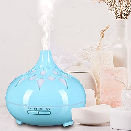 Diffuseur d'arômes Palm design Bleu Brillant 500 ML haute performance - 3