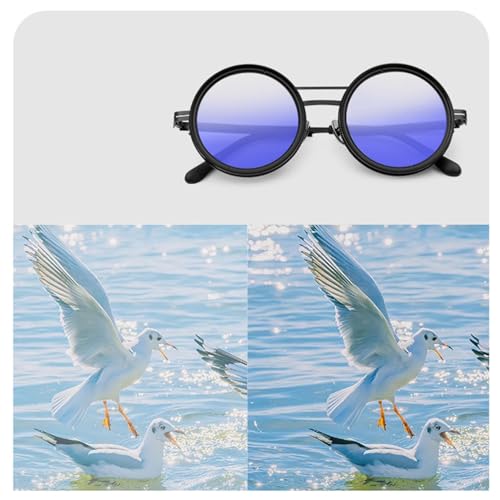 Adjustable Tint Sunglasses for Men 1-9 Gears Rounded Polarized Glasses with ND Filter Lenses Polarized Round Sunglasses2