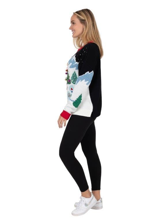 Image of Blizzard Bay Women's Crew Neck, Long Sleeve, Ugly Christmas Sweater