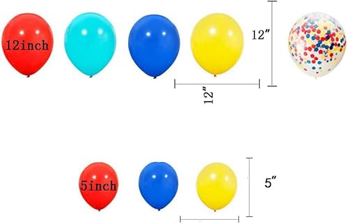 Miniatura 4 de Ezing Globos de carnaval de circo, decoraciones de fiesta de cumpleaños, kit de arco de globos para fiestas