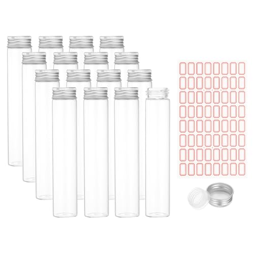 PATIKIL 80ml LbvtǁA24 30x150mm KXNAtbg{gǗe vX`bNLbvt r[Yp[eB[ LfB[ oX\gXg[W Ȋwvg(Vo[)