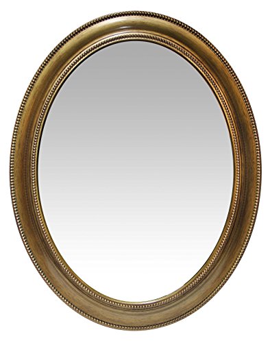 Infinity Instruments Sonore 30 Inch Antique Gold Wall Mirror #TOP4
