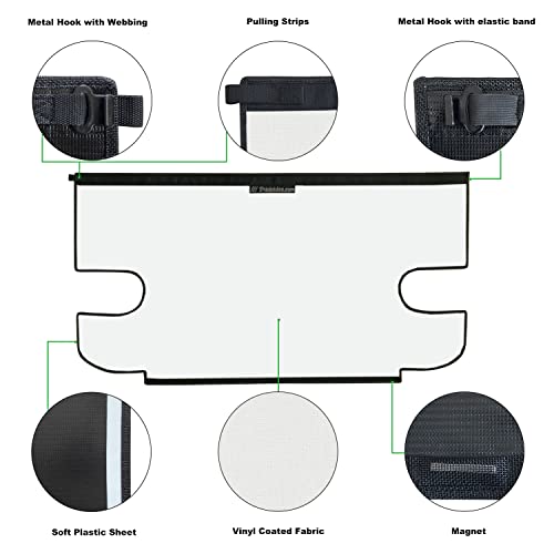 Image of Tonneau Cover for Jeep Wrangler Back Trunk Cargo Cover JK 4-Door, White