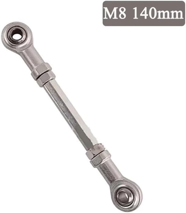 80-240mm Steering Tie Rod Kit Ball Joint M8 Joiner Bolt Fit For Electric Mini Kids ATV Go Kart Buggy Quad Dirt Pit Bike(140mm)