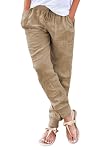 Womens Cargo Pants Linen