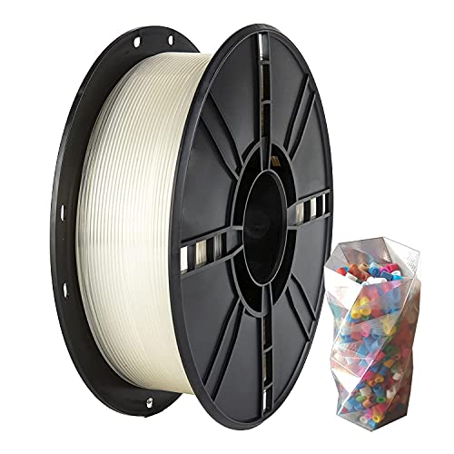 PLA Filament 1.75mm 1kg, TINMORRY PLA Filament 3D Printing Materials for 3D Printer, 1 Spool, Transparent