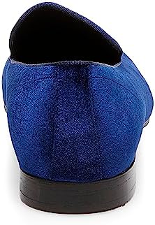 Steve Madden Men's Laight Velvet Smoking Slipper, Blue Velvet, 11.5 M | Image 2