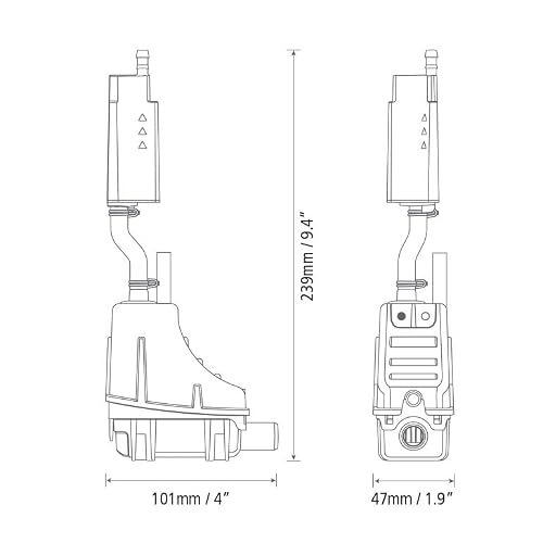 Miniatura 3 de Silent - Mini Bomba De Condensación De Lima, Incluye Canal Para Aparatos De Aire Acondicionado De Pared, Tipo: Bbj Blanco