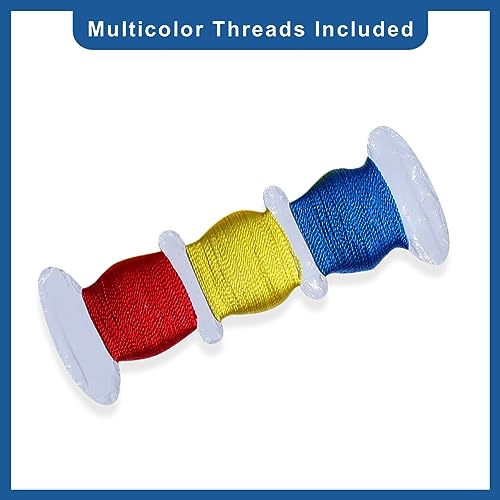 Vinyl Repair Patch Kit for Inflatable Bounce House, 5.5x5.5 Inch(Red, Green, Yellow, Blue), 6 Patch with Sweing Threads, Repair Patches Kit Set Accessory for Inflatables - Thumbnail 5