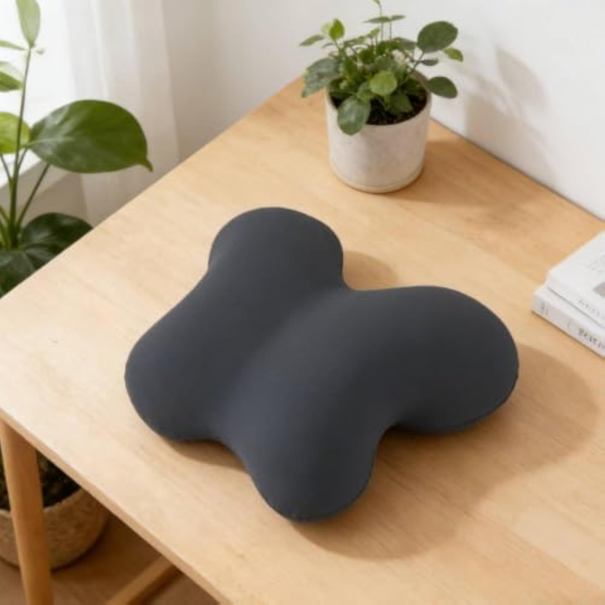 Office Rest Pillow with Arm Hole, Gray Green