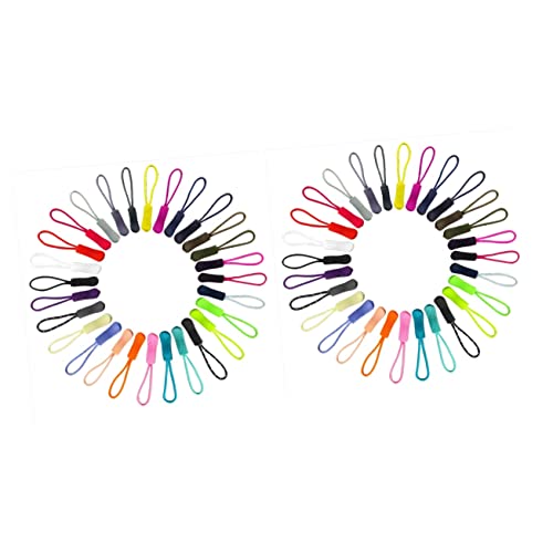 Operitacx Zíperes 240 Pçs Extensão Prático Puxa Sacos Cabo Traseiro Extratores De Cabeça Úteis Abas