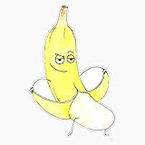 Inappropriate Banana Sticker Decal Bumper Sticker 5