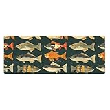 Matériau et qualité : ce tapis de souris imprimé poisson coloré est fabriqué à partir de tissu polyester avec une base en caoutchouc naturel de 3 mm, offrant une prise en main et un contrôle fluide de la souris. Les bords cousus empêchent l'effilochage, assurant que votre sous-main reste plat et stable pendant de longues heures de travail ou de jeu