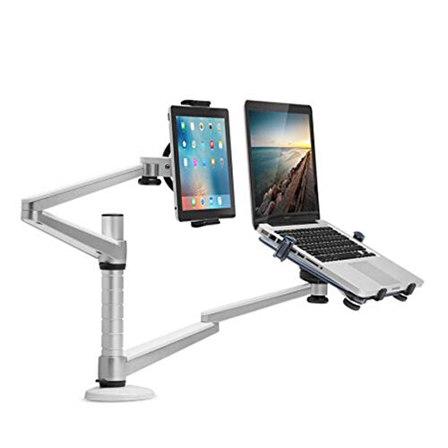 Monitorständer Dual-Monitor-Schreibtischhalter Standplatz-Monitor Desk Stand Geeignet for 9-10" Tablet 10-15,6" Laptop PC-Arbeitsplätze (Farbe :
