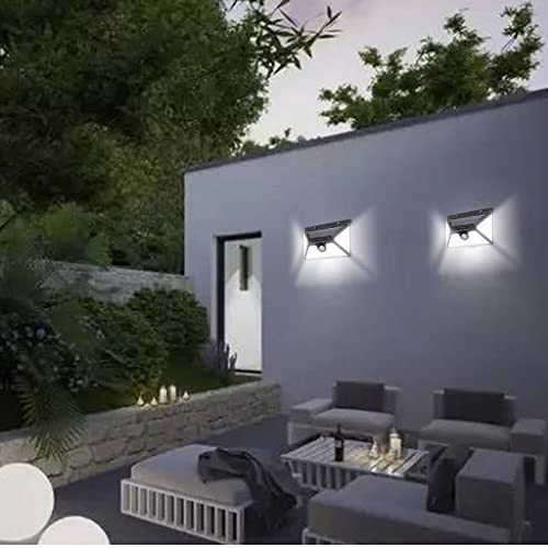 Qudai 218LED Lâmpada de parede de energia solar Sensor de movimento IP65 Estradas ao ar livre à prov