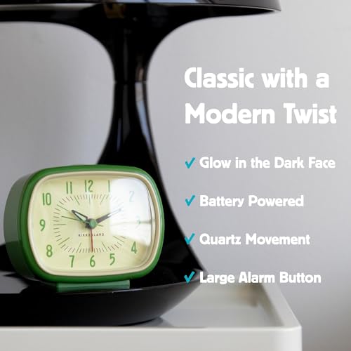 Kikkerland Green Retro Analog Alarm image product image