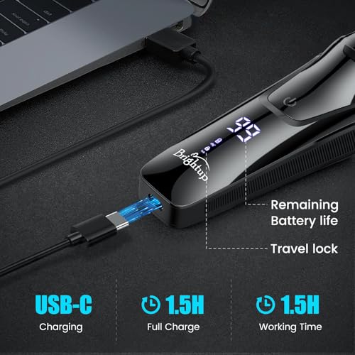 Brightup 375S Electric Razor For Men, Usb-C Rechargeable Electric Shavers thumb #5