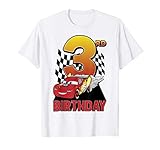 car shirt vintage 19PXCR00014A-001 Disney Pixar Cars Lightning McQueen 3rd Birthday Peel Out T-Shirt
