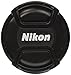 CowboyStudio 62mm Center Pinch Snap-on Lens Cap for Nikon Lens Replaces LC 62 - Includes Lens Cap Holder