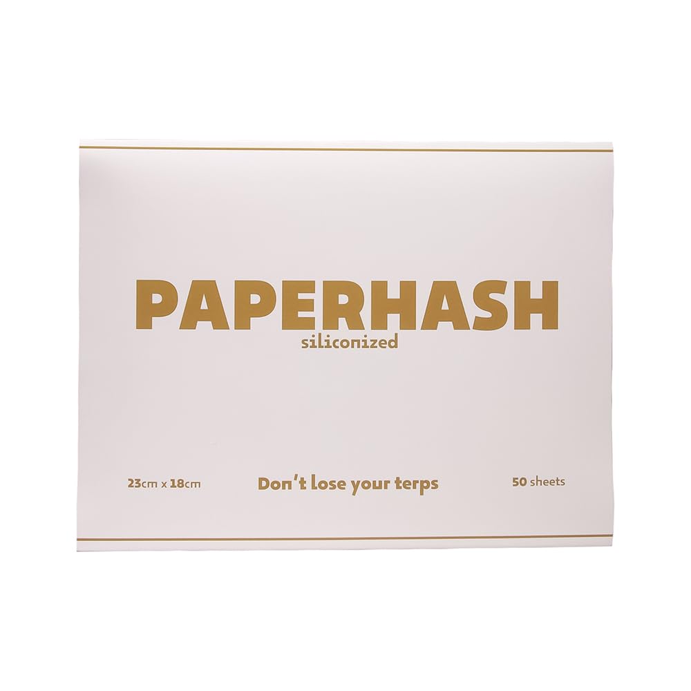 SILICONIZED - Papier professionnel pour concentrés, extraits, cires et huiles (18cm x 23cm | 50 Feuilles)
