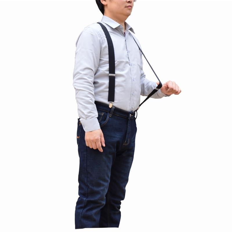 Tirantes resistentes de gran tamaño regulables para ropa laboral masculina 4