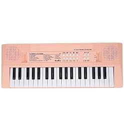 Piano à Clavier électrique, Piano électrique à Clavier Musical Yctze avec 37 Touches pour Instrument D’éducation pour Débutants (Rose) - Les Beatles, Paul McCartney, John Lennon, RIngo Starr, George Harrison