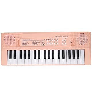 Piano à Clavier électrique, Piano électrique à Clavier Musical Yctze avec 37 Touches pour Instrument D’éducation pour Débutants (Rose) - Les Beatles, Paul McCartney, John Lennon, RIngo Starr, George Harrison