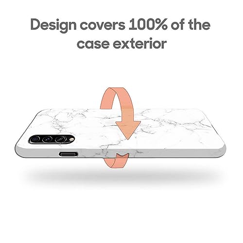 Image of COLORflow Back Cover Compatible with Samsung Galaxy A70 | Beautiful White Marble | Designer Printed Hard CASE Bumper Back Cover