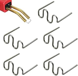 500PCS Welding Rods Hot Staple Wave Staples for Bumper Repair Welding Repair Machine,Plastic Hot Stapler Welding Stainless Steel for All Cars Wave Staples 0.8mm