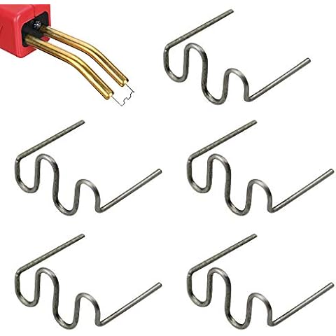 500PCS Welding Rods Hot Staple Wave Staples for Bumper Repair Welding Repair Machine,Plastic Hot Stapler Welding Stainless Steel for All Cars Wave Staples 0.8mm Cover
