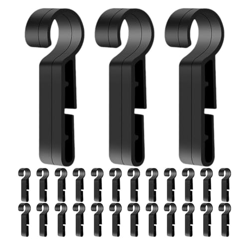 SECFOU �w�����b�g�pLED���C�g�N���b�v 40�Z�b�g �w�b�h�����v�Œ�p����~�߃N���b�v �ϏՌ��f�ލ̗p ��Ɨp�w�����b�g�A�N�Z�T���[