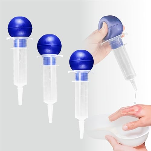 Bulb Syringe with Scale - Balloon flusher for Wound Irrigation En...