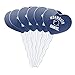 GRAPHICS & MORE Monmouth University Official Hawks Heart Love Cupcake Picks Toppers Decoration Set of 6