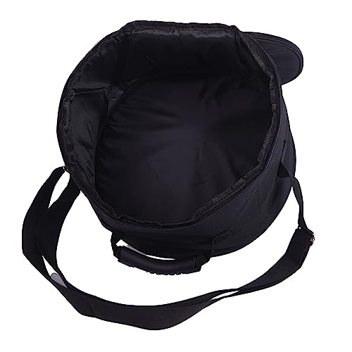 HIVEFISH Singing Bowl Carry Case - 12 inch Black Padded Singing Bowl Bag, Sound Bowl Carrier/Crystal Bowl Bag for Storage and Transport - comes with Adjustable Unisex Chakra Bracelet