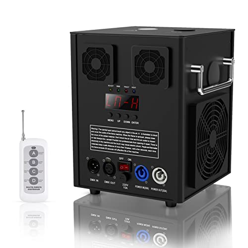 FODEXAZY Fontaines étincelle froide Machines à effets pyrotechniques de scène Spark Machine avec télécommande effet Spark Bar Party Halloween Noël Mariage Concert, 1 PCS Cover