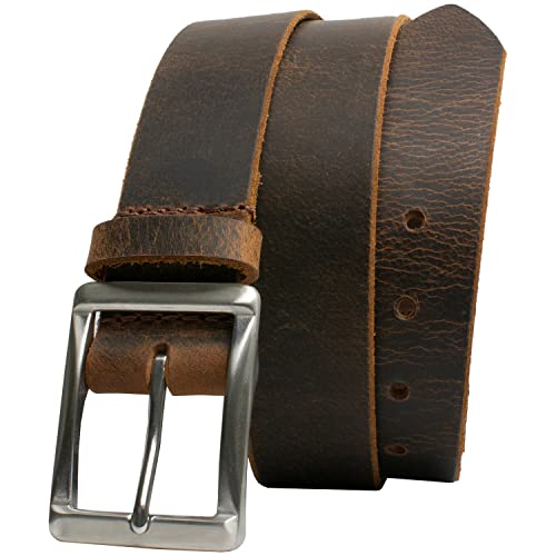 The Site Manager Belt - Heavy Duty Work Belt with Stainless Steel Buckle | Safe for Nickel Allergies | Made in the USA