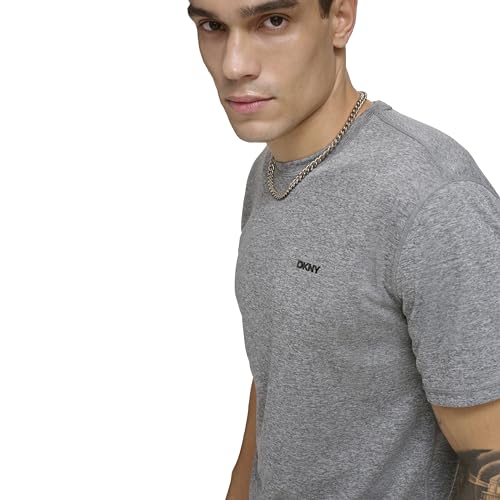 Image of DKNY Men's Short Sleeve Quick Dry 40+ Protection UPF Active Top