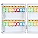 KiBcsLic Key Storage System, Wall Key Holder, Key Management Organizer, 32 Position