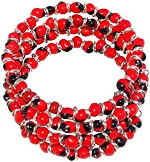 Peruvian Gift Wrap Bracelet for Women - Meaningful Good Luck, Prosperity, Love, Happiness Huayruro Red Black Seed Wrap - Handmade Natural Jewelry by Evelyn Brooks