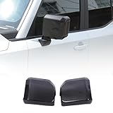 Car Door Rear View Mirror Cover Cap Compatible with Toyota Land Cruiser 250 Prado J250 LC250 2024 2025,ABS Car Outside Side Rearview Mirror Cover Trim Accessories (Carbon Fiber Pattern)