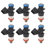 JDMON 6pcs Fuel Injectors Compatible with Jeep Cherokee 3.2L V6 2014 2015 2016 2017 Replacement for FJ1267, 0280158313, 4627794AA