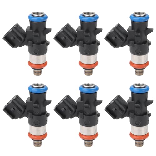 JDMON 6pcs Fuel Injectors Compatible with Jeep Cherokee 3.2L V6 2014 2015 2016 2017 Replacement for FJ1267, 0280158313, 4627794AA