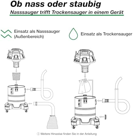 Bild 6 - Wagner Green Teichsauger PRO VA | Non-Stop saugen | komplett Teichschlammsauger für die Reinigung für Gartenteich Schwimmteich Fischteich Pool und Haus